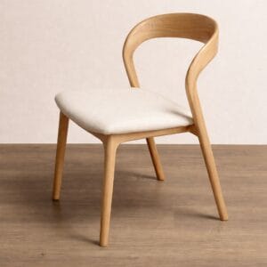 Silla de comedor Oskin PREVENTA Silla de comedor madera Oskin silla de comedor madera silla de comedor moderna silla de comedor acolchada silla de comedor blanca silla de comedor nordica