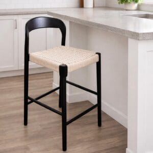 Taburete de cocina Oskin PREVENTA taburete madera taburete bar taburete cocina taburete cocina negro taburete de madera negro